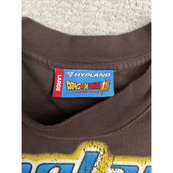 RARE HYPLAND x DRAGON BALL SUPER MOVIE VEGETA T-SHIRT MENS SZ LARGE goku piccolo - Picture 4 of 7